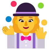 🤹‍♀️ Woman Juggling, Emoji by Microsoft