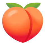 🍑 Peach, Emoji by Google