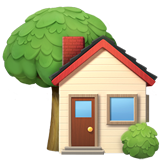 🏡 House with Garden, Emoji by Apple