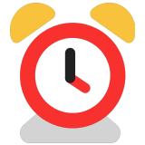 ⏰ Alarm Clock, Emoji by Microsoft