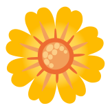 🌼 Blossom, Emoji by Google