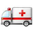🚑 Ambulance, Emoji by Samsung