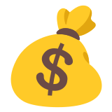 💰 Money Bag, Emoji by Google