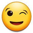 😉 Winking Face, Emoji by Samsung