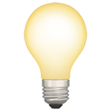 💡 Light Bulb, Emoji by Apple