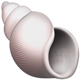 🐚 Spiral Shell, Emoji by Apple