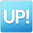 🆙 Up! Button, Emoji by Samsung