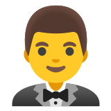 🤵‍♂️ Man in Tuxedo, Emoji by Google