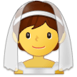 👰 Person with Veil, Emoji by Samsung