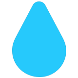 💧 Droplet, Emoji by Microsoft