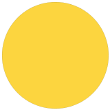 🟡 Yellow Circle, Emoji by Microsoft
