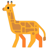 🦒 Giraffe Emoji von Microsoft