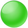 🟢 Disque Vert Emoji par Samsung
