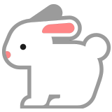🐇 Rabbit, Emoji by Microsoft