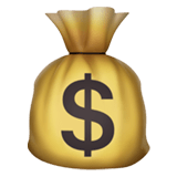 💰 Money Bag, Emoji by Apple