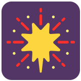 🎆 Fireworks, Emoji by Microsoft