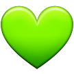 💚 Green Heart, Emoji by Samsung