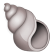🐚 Spiral Shell, Emoji by Samsung