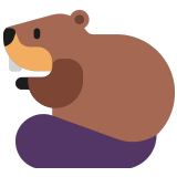 🦫 Beaver, Emoji by Microsoft