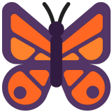 🦋 Butterfly, Emoji by Microsoft