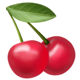 🍒 Cherries, Emoji by Apple
