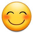 😊 Visage Souriant Avec Yeux Rieurs Emoji par Samsung