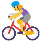 🚴‍♀️ Radfahrerin Emoji von Microsoft