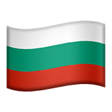 🇧🇬 Flagge: Bulgarien Emoji von Apple