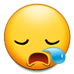 😪 Sleepy Face, Emoji by Samsung