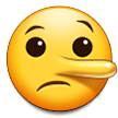 🤥 Visage De Menteur Emoji par Samsung