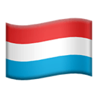 🇱🇺 Flagge: Luxemburg Emoji von Microsoft