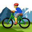 🚵‍♂️ Мужчина на Горном Велосипеде, смайлик от Samsung