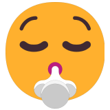 😮‍💨 Face Exhaling, Emoji by Microsoft