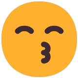 😙 Küssendes Gesicht Mit Lächelnden Augen Emoji von Microsoft