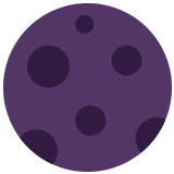🌑 Neumond Emoji von Microsoft