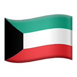 🇰🇼 Drapeau : Koweït Emoji par Apple