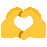 🫶 Heart Hands, Emoji by Microsoft