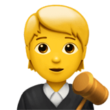 🧑‍⚖️ Richter(in) Emoji von Apple