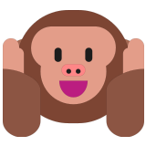 🙉 Sich Die Ohren Zuhaltendes Affengesicht Emoji von Microsoft