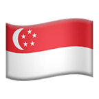 🇸🇬 Drapeau : Singapour Emoji par Microsoft