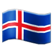 🇮🇸 Флаг: Исландия, смайлик от Samsung