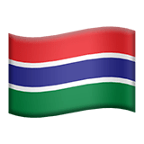 🇬🇲 Флаг: Гамбия, смайлик от Apple