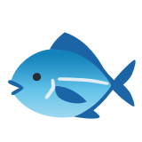 🐟 Рыба, смайлик от Google