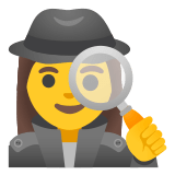 🕵️‍♀️ Detektivin Emoji von Google