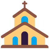 ⛪ Church, Emoji by Microsoft