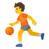 ⛹️ Баскетболист, смайлик от Google