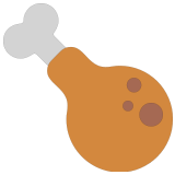 🍗 Hähnchenschenkel Emoji von Microsoft