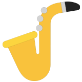 🎷 Saxophone, Emoji by Microsoft