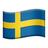 🇸🇪 Флаг: Швеция, смайлик от Apple