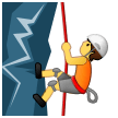 🧗 Bergsteiger(in) Emoji von Samsung